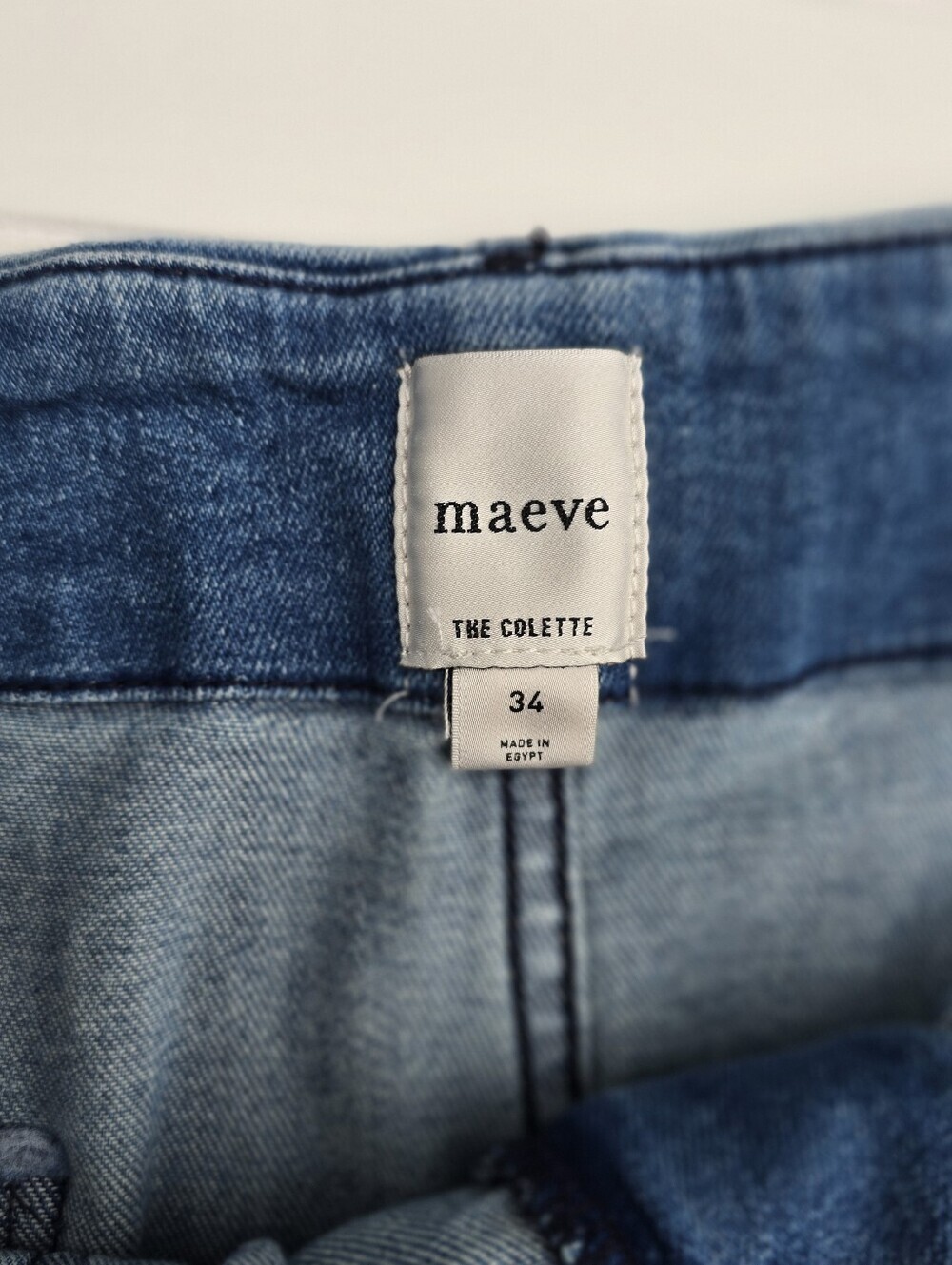 Anthropologie Maeve The Colette High-Rise Wide-Leg Cropped Jeans - Size 34 - Picture 12 of 13